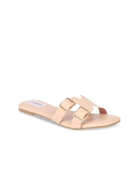 

Jurado Women Pink Solid Open Toe Flats