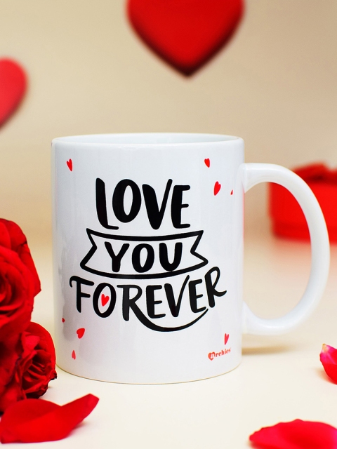 

Archies Love Gifts White & Black Ceramic Mugs