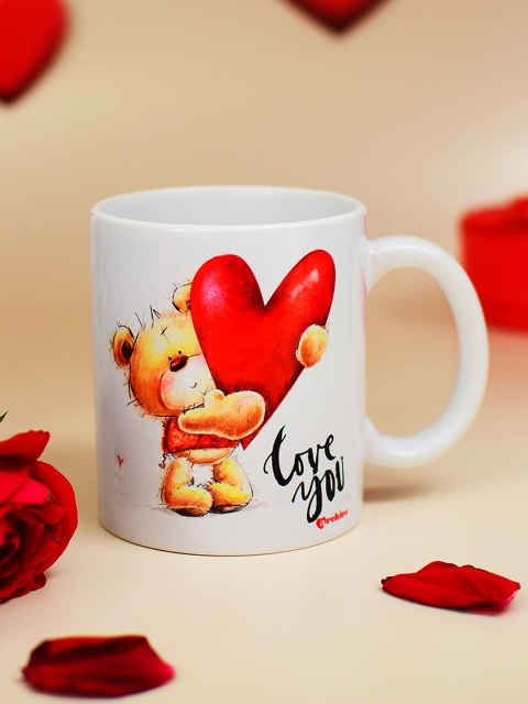 

Archies Love Gifts White & Red Printed Ceramic Mug