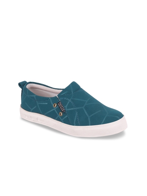 

FAUSTO Women Blue Slip-On Sneakers