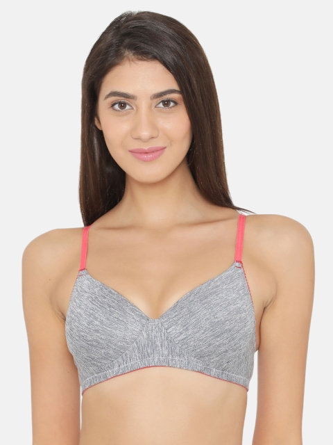 

Clovia Padded Non-Wired T-Shirt Bra, Grey