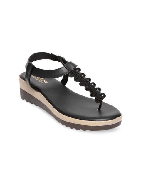 

Monrow Women Black Woven Design Heels