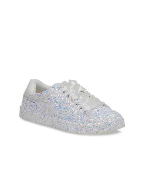 

Call It Spring Women Embellished White Sneakers
