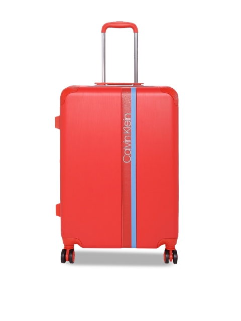 

Calvin Klein Unisex Red Solid Cabin Trolley Bag
