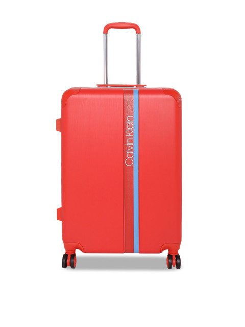 

Calvin Klein Unisex Red Solid Medium Trolley Bag