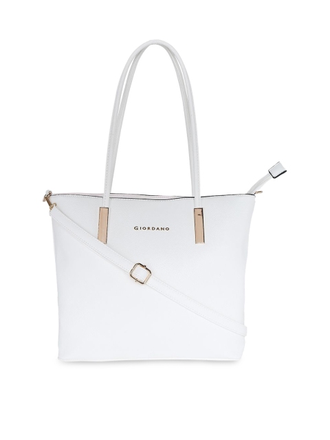 

GIORDANO White Solid Shoulder Bag