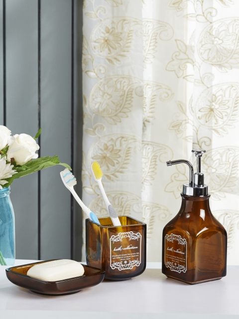 

OBSESSIONS Pablo Set of 3 Brown Soap Dispenser