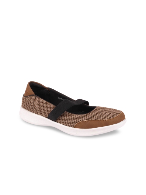 

FAUSTO Women Brown Slip-On Sneakers