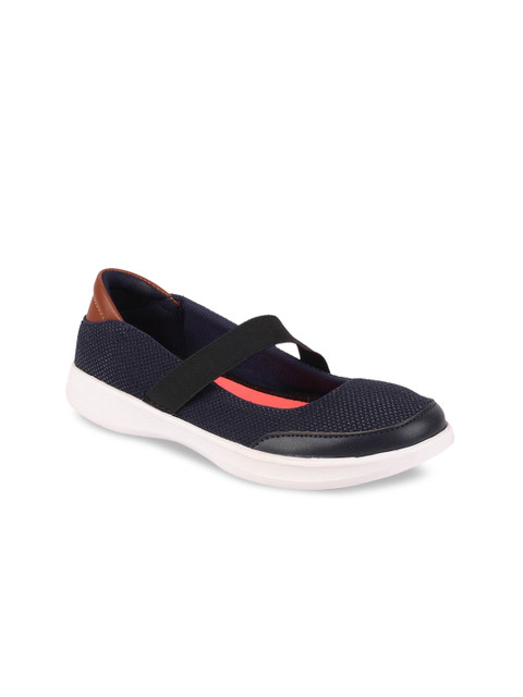 

FAUSTO Women Navy Blue Slip-On Sneakers