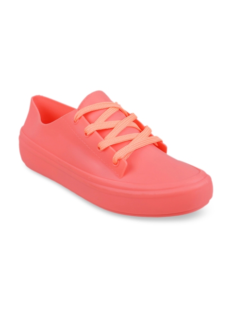 

Metro Women Peach-Coloured Sneakers