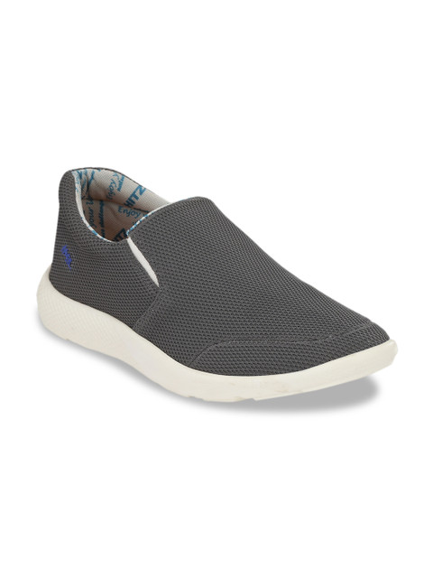 

Hitz Men Grey Slip-On Sneakers