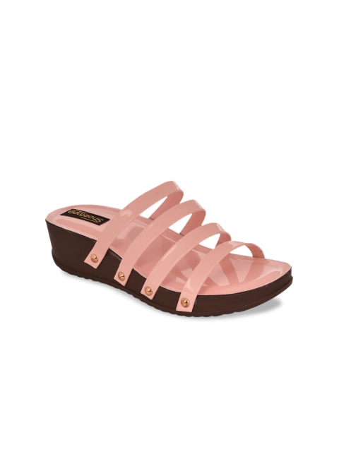

Shoetopia Women Pink Solid Heels