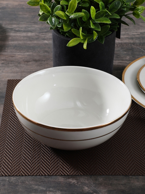 

Pure Home and Living White Serving Bowl
