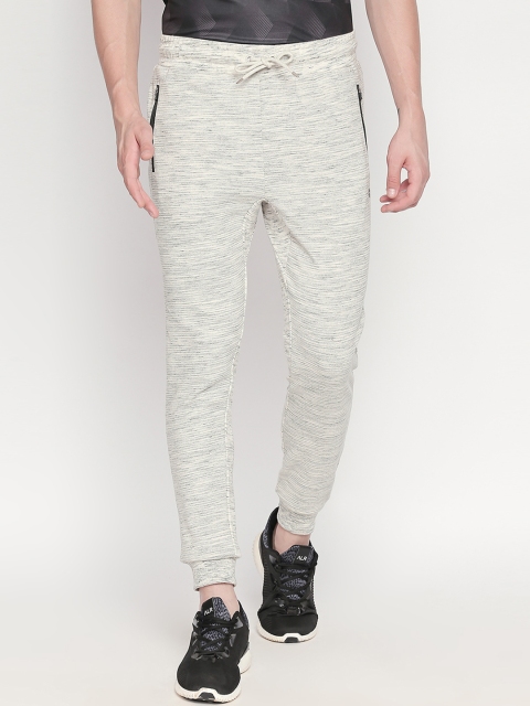 

Ajile by Pantaloons Men Grey Regular Fit Self Design Joggers