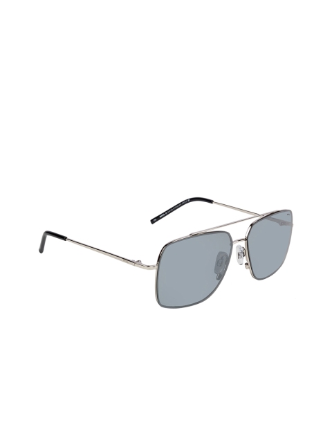 

INVU Men UV Protected Rectangle Sunglasses P1900D, Grey melange
