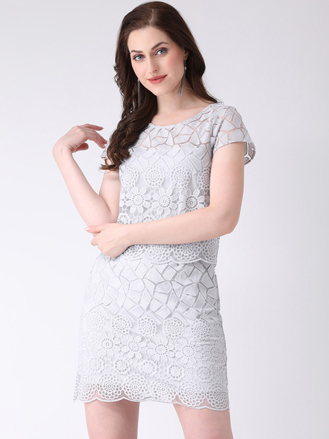 

Latin Quarters Women Grey Sheath Dress