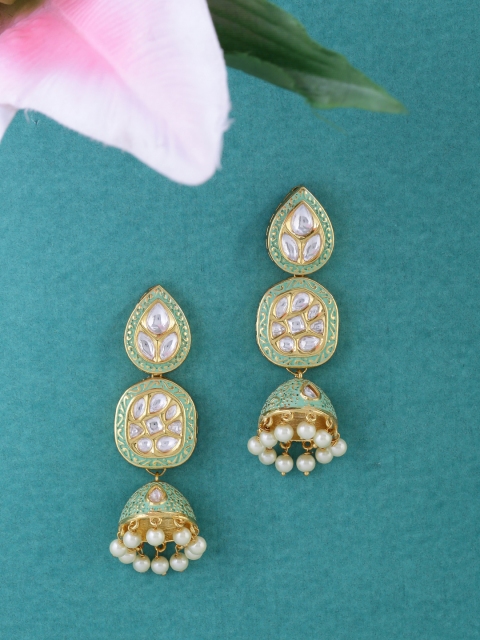 

Tistabene Gold-Plated Dome Shaped Jhumkas
