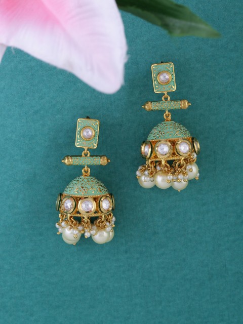 

Tistabene Gold-Plated Dome Shaped Jhumkas