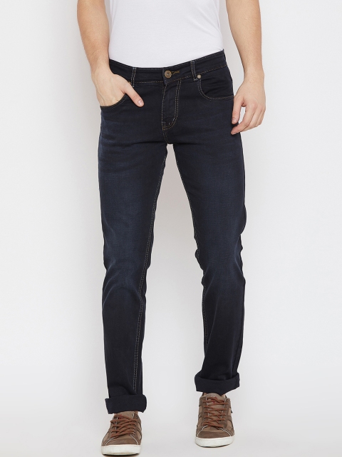 

Duke Men Navy Blue Slim Fit Mid-Rise Clean Look Jeans