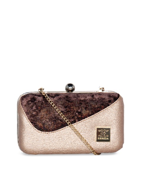 

ESBEDA Brown Solid Clutch