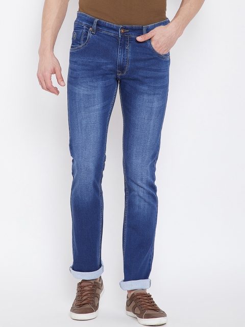 

Duke Men Blue Slim Fit High-Rise Clean Look Jeans