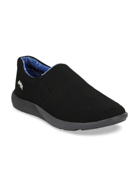 

Hitz Men Black Slip-On Sneakers