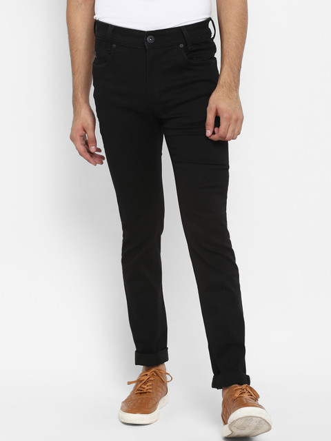 

Mufti Men Black Regular Fit Mid-Rise Clean Look Stretchable Jeans