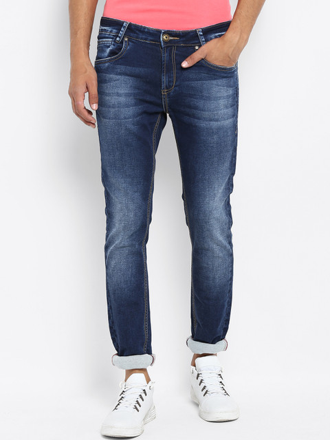 

Mufti Men Blue Slim Fit Mid-Rise Clean Look Stretchable Jeans