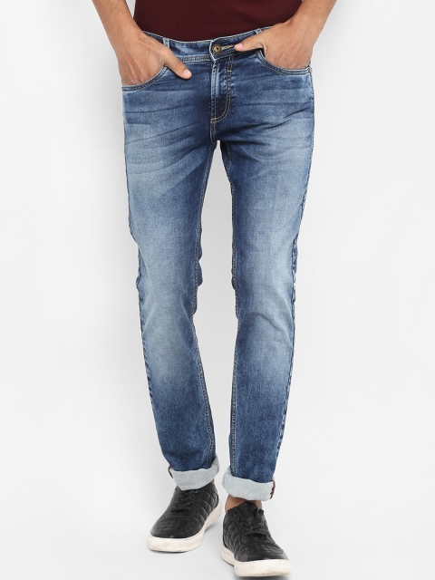 

Mufti Men Blue Slim Fit Mid-Rise Clean Look Stretchable Jeans