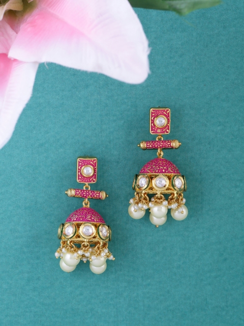 

Tistabene Gold-Plated Dome Shaped Jhumkas