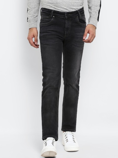 

Mufti Men Black Regular Fit Mid-Rise Clean Look Stretchable Jeans