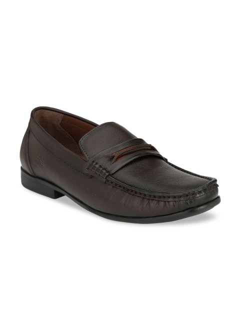 

Hitz Men Brown Genuine Leather Formal Slip