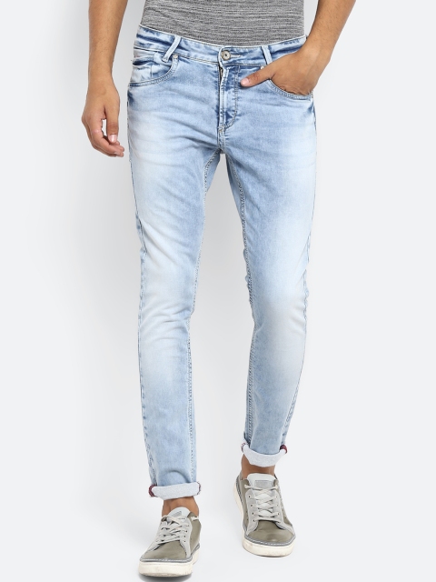 

Mufti Men Blue Skinny Fit Mid-Rise Clean Look Stretchable Jeans