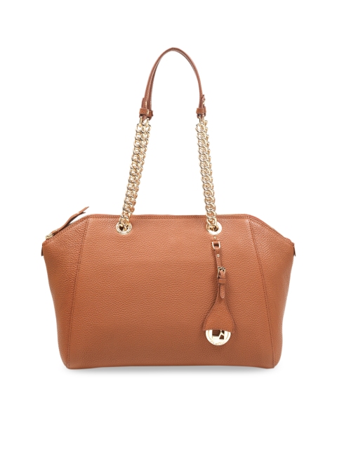 

Da Milano Women Brown Solid Leather Shoulder Bag