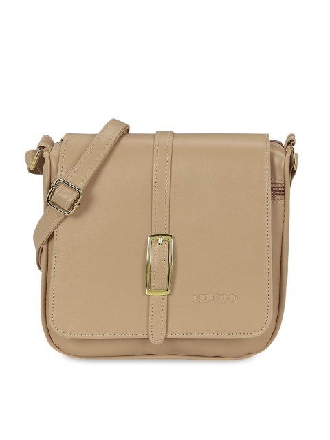 

KLEIO Beige Solid Sling Bag