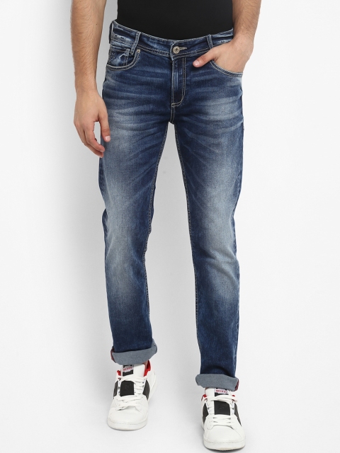 

Mufti Men Blue Slim Fit Mid-Rise Clean Look Stretchable Jeans