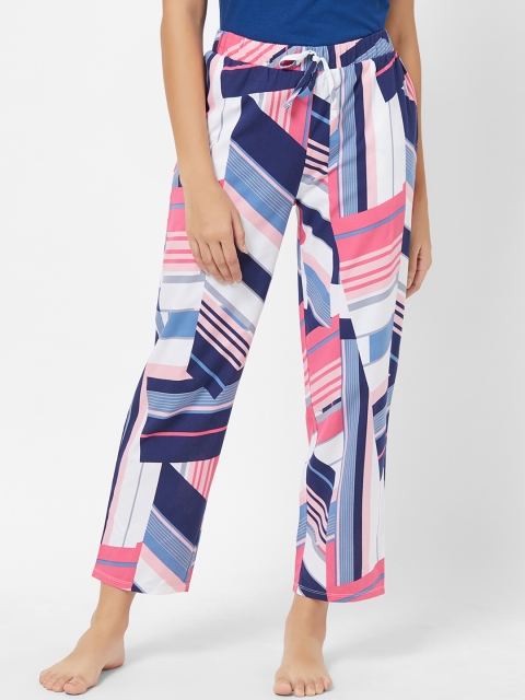 

Soie Women Multicoloured Printed Pyjamas NT-121PJ-18-PJ-18, Multi