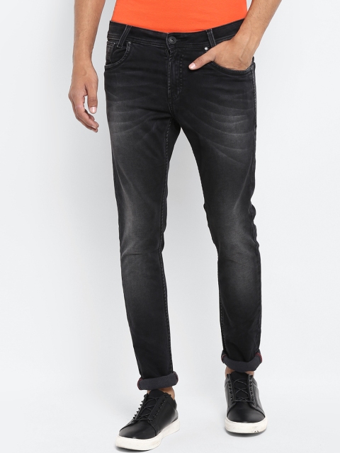

Mufti Men Black Skinny Fit Mid-Rise Clean Look Stretchable Jeans