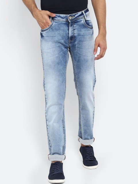 

Mufti Men Blue Slim Fit Mid-Rise Clean Look Stretchable Jeans