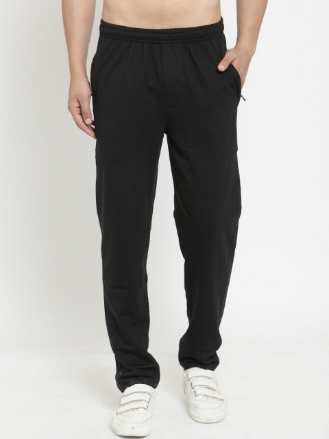 

JAINISH Men Black Solid Joggers