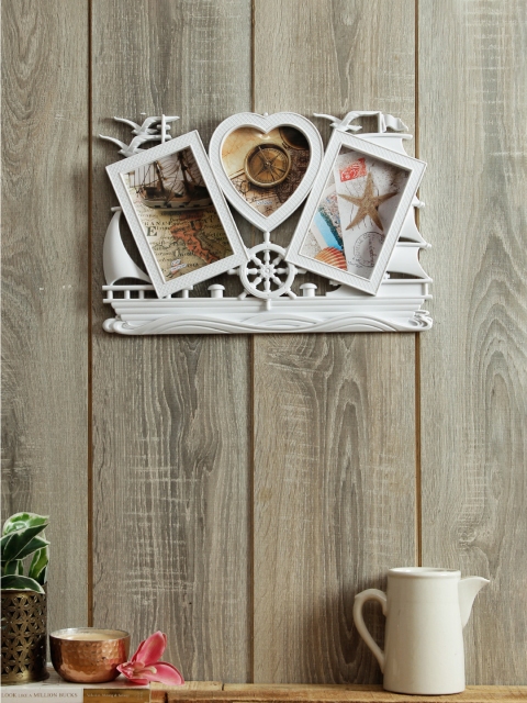 

House Of Accessories White Solid Photo Frames