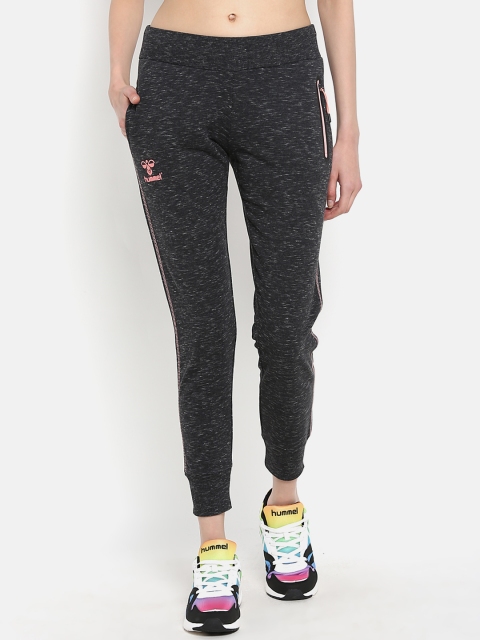 

hummel Women Black Solid Track Pant