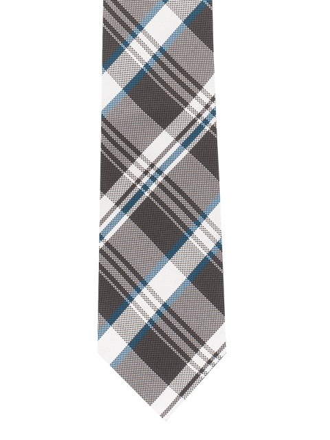 

The Tie Hub Black & White Checked Broad Tie