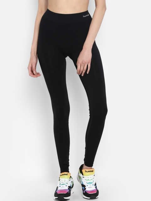 

hummel Women Black Solid Tights