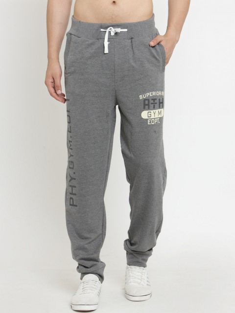 

JAINISH Men Grey Printed Joggers