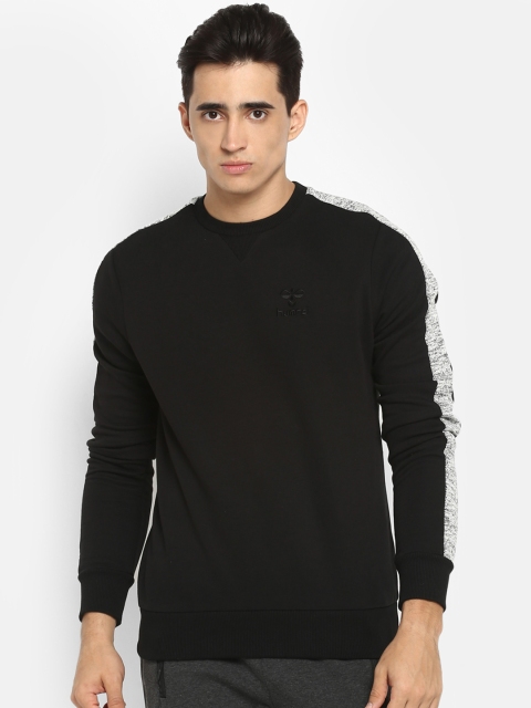 

hummel Men Black Solid Sweatshirt