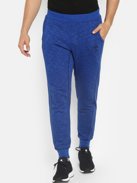 

hummel Men Blue Solid Track Pant