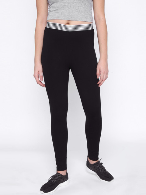 

Newport Women Black Solid Skinny-Fit Treggings