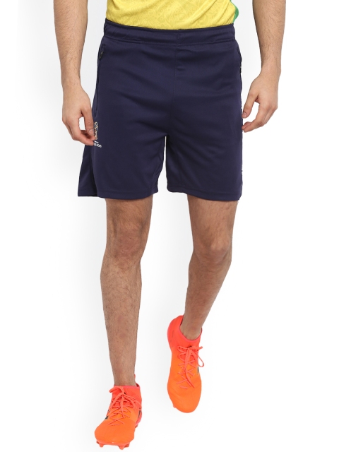 

Alcis Men Blue Solid Slim Fit Regular Shorts