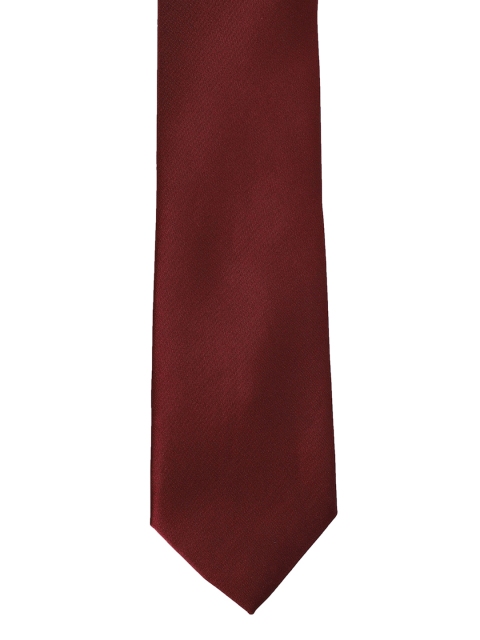 

Van Heusen Maroon Woven Design Broad Tie